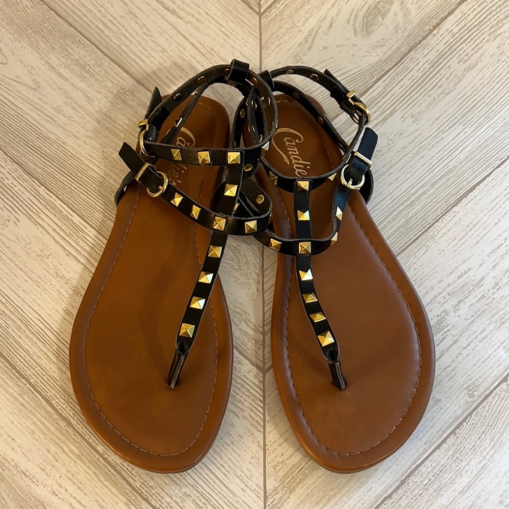 Candie's studded Halo sandals Like New